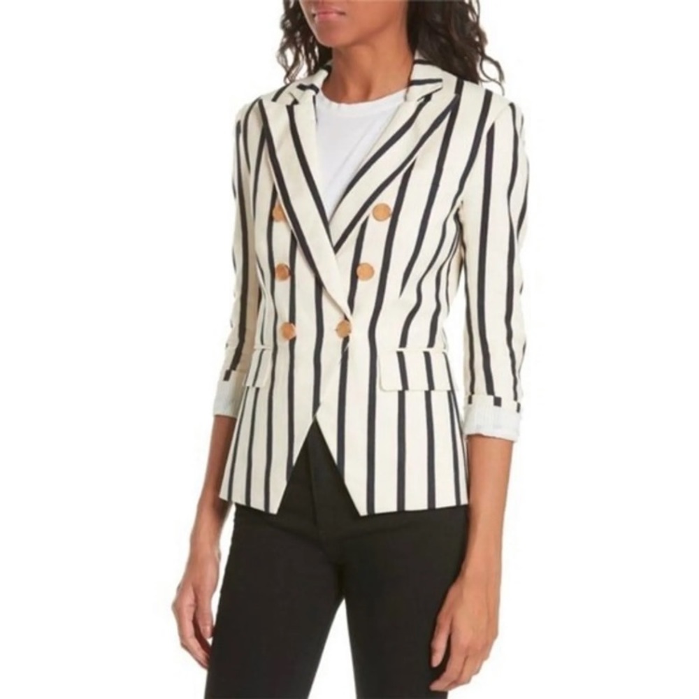 Veronica Beard Empire Stripe Dickey Jacket size 4